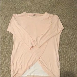 Pink and White ASOS Maternity Shirt